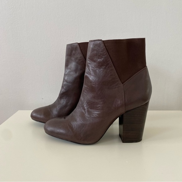 BCBG Cognac Booties - Picture 11 of 14